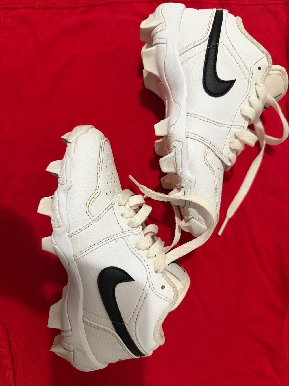 Jordan Kids White Low-Top Sneakers with Black Jumpman - Picture 2 of 4